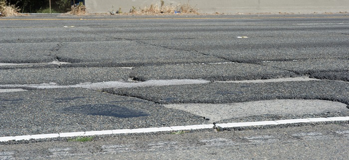 Potholes and pothole patches can make for an aesthetically challenged roadway